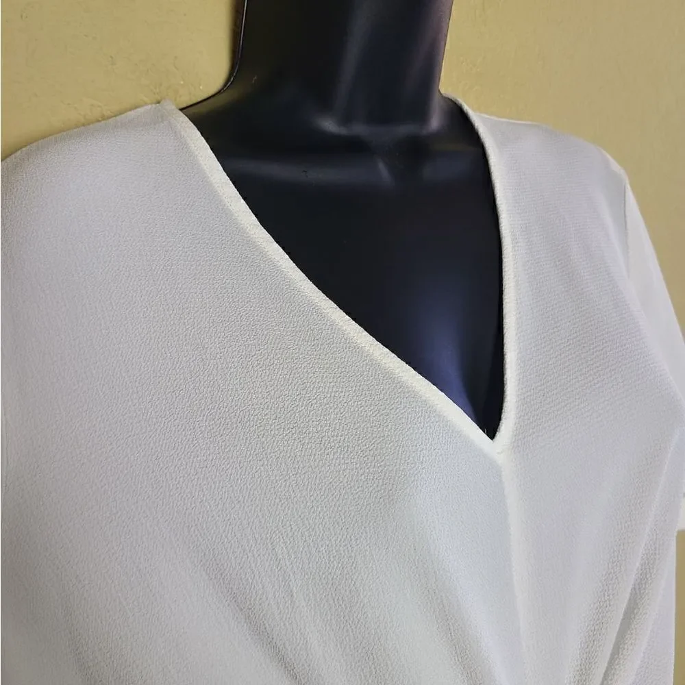 ASOS Tuck Drape Front Top - Picture 3 of 8